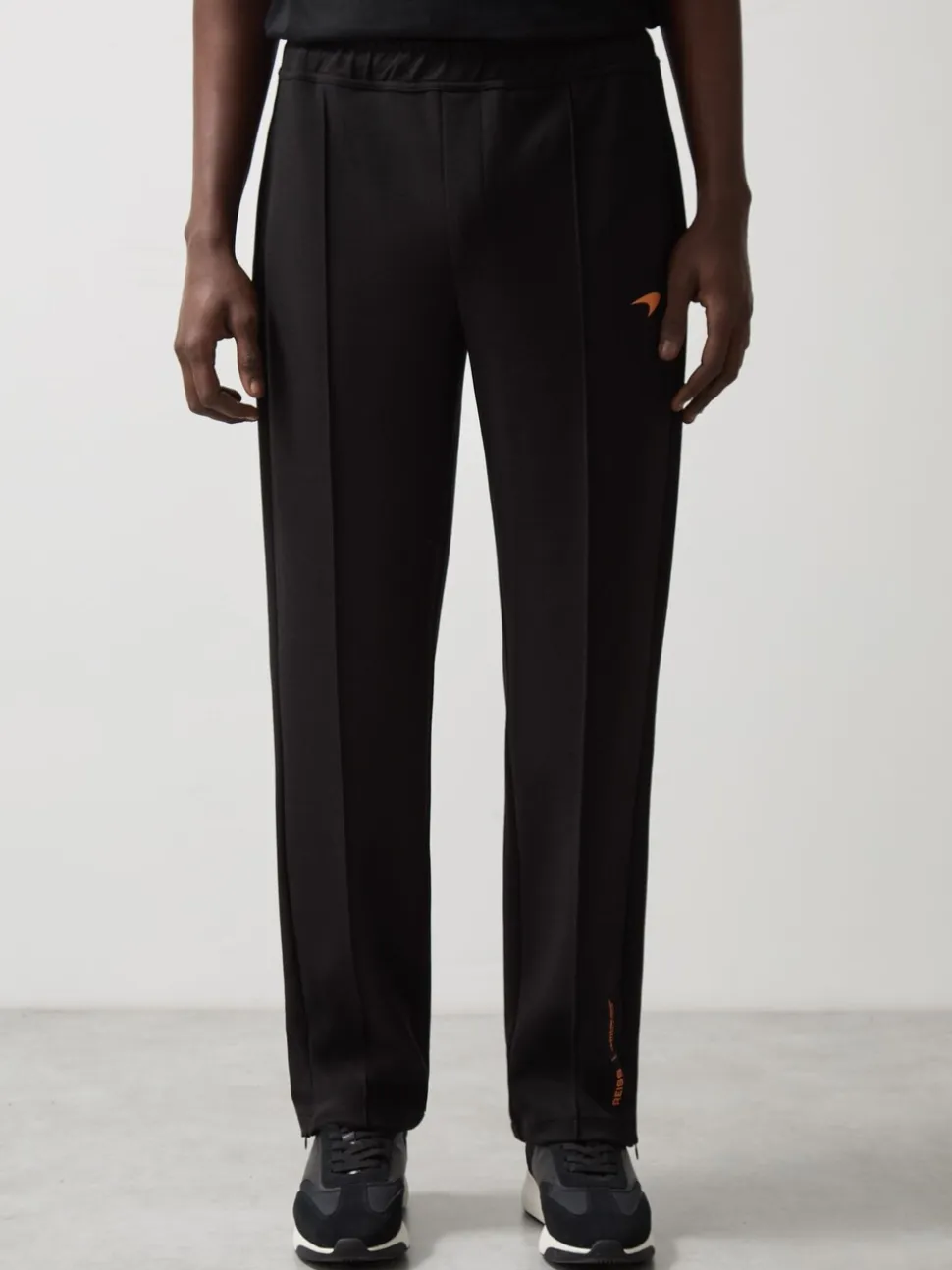 Reiss Black Borough McLaren F1 Team Interlock Joggers