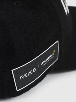 Reiss Black 9Fifty McLaren Racing Embroidered Cap Unisex Fit