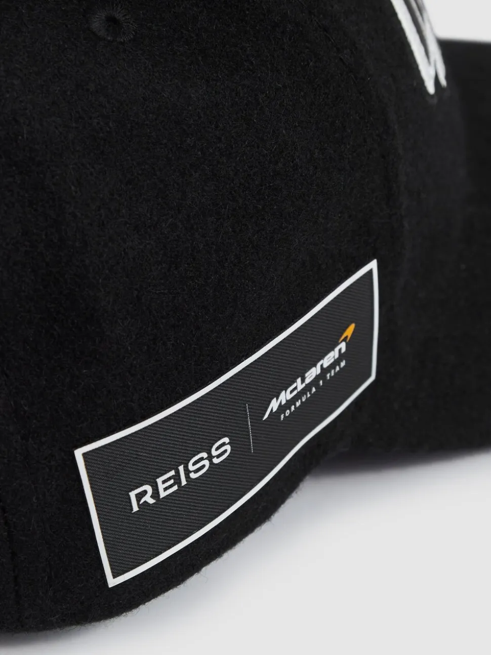 Reiss Black 9Fifty McLaren Racing Embroidered Cap Unisex Fit