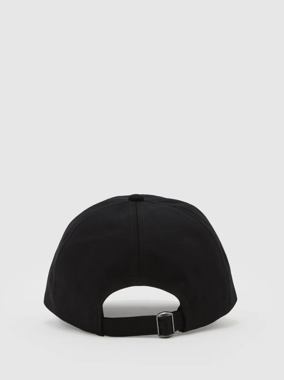 Reiss Black Luzon Monogram Embroidered Baseball Cap
