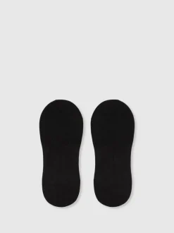 Reiss Black Rafi Cotton-Blend Loafer Socks
