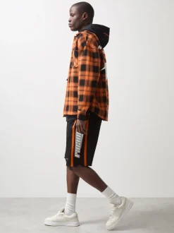 Reiss Black Ride McLaren F1 Team Drawstring Shorts