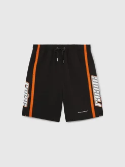 Reiss Black Ride McLaren F1 Team Drawstring Shorts
