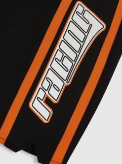 Reiss Black Ride McLaren F1 Team Drawstring Shorts