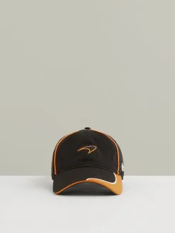 Reiss Black Washed Twenty McLaren F1 Team Speedmark Cap Unisex Fit