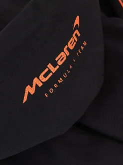 Reiss Black Zak McLaren F1 Team Oversize Toggle Hoodie Unisex Fit