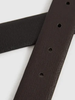 Reiss Black/Brown Ricky Reversible Leather Belt