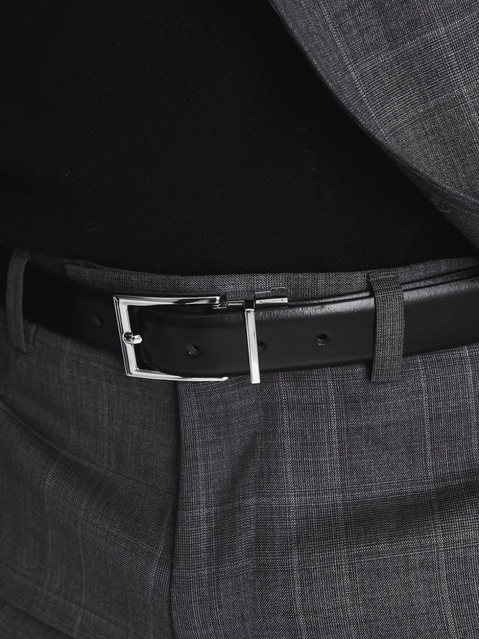 Reiss Black/Brown Ricky Reversible Leather Belt