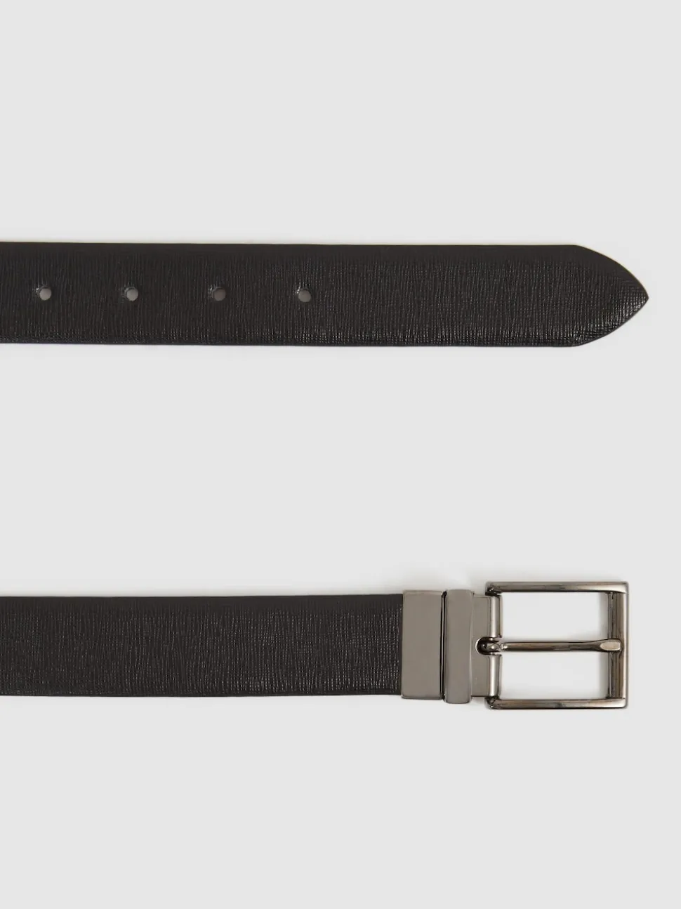 Reiss Black/Brown Ricky Reversible Leather Belt