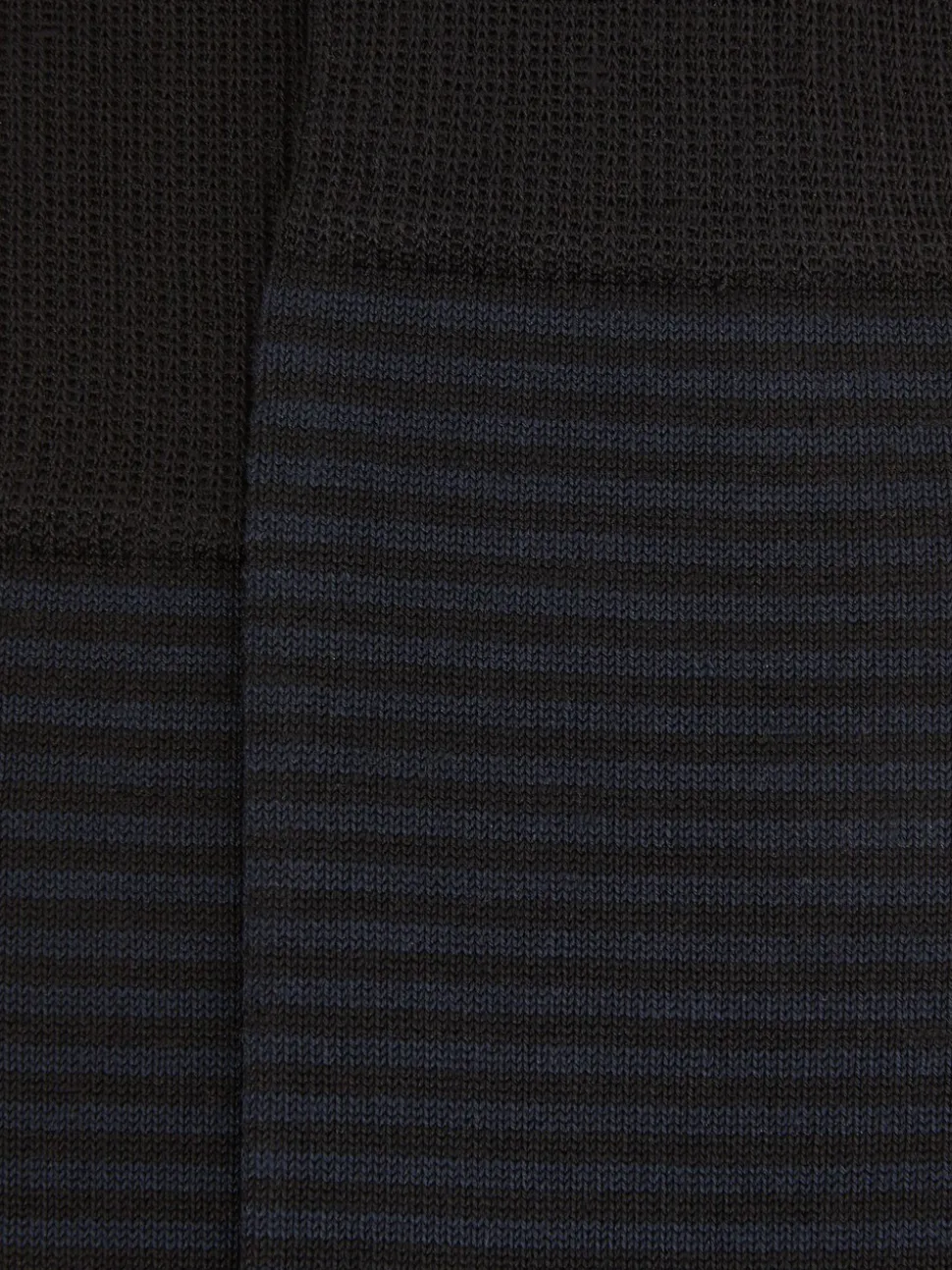 Reiss Black/Navy Mario Stripe Striped Socks