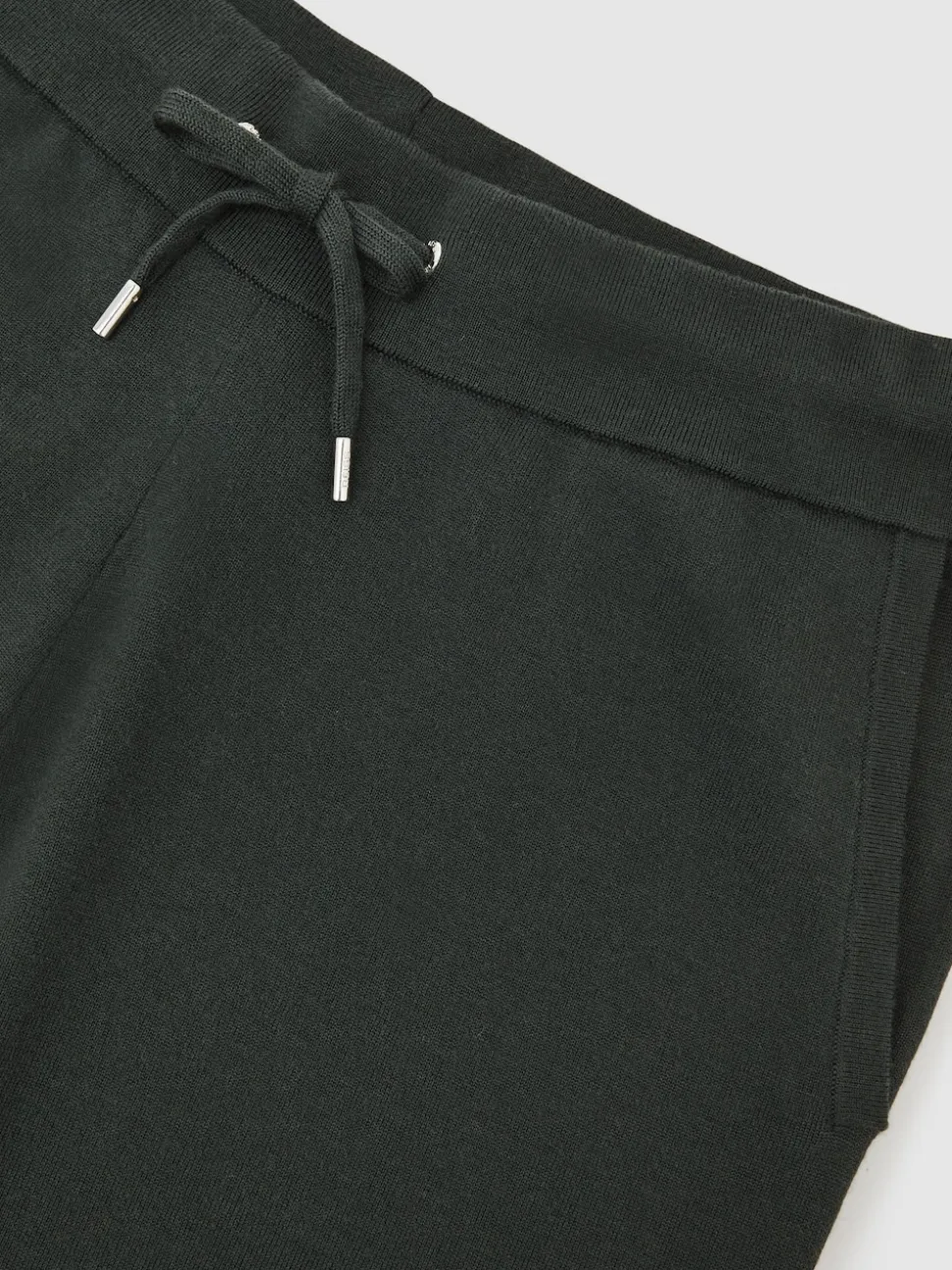 Reiss Bottle Green Billings Merino Wool-Blend Cuffed Joggers