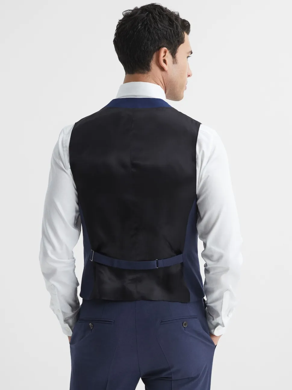 Reiss Bright Blue Wish Slim Fit Waistcoat