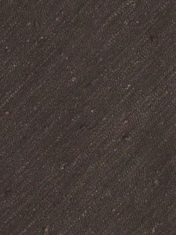 Reiss Chocolate Brown Falco Silk Blend Textured Tie
