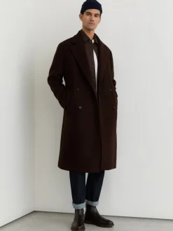 Reiss Dark Brown Jagger Leather Chelsea Boots