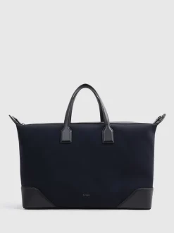 Reiss Dark Navy Elliot Neoprene Holdall