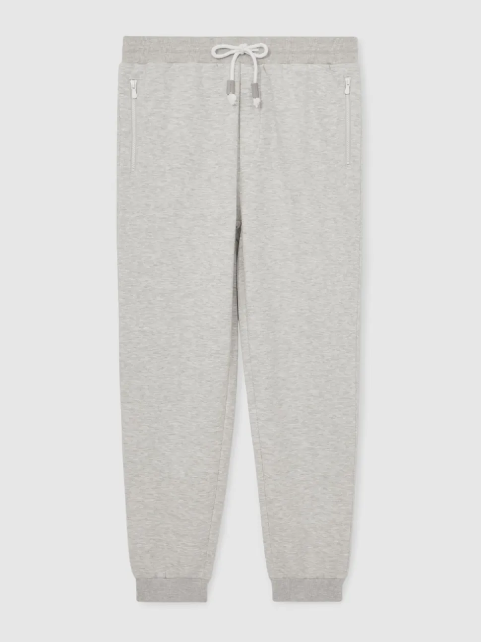 Reiss Grey Finch Cotton-Blend Drawstring Joggers