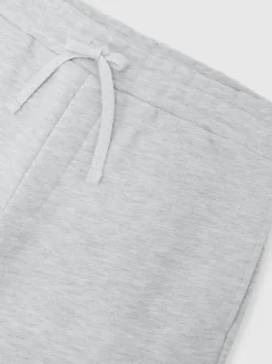 Reiss Grey Melange Tanner Cotton-Blend Heavyweight Joggers