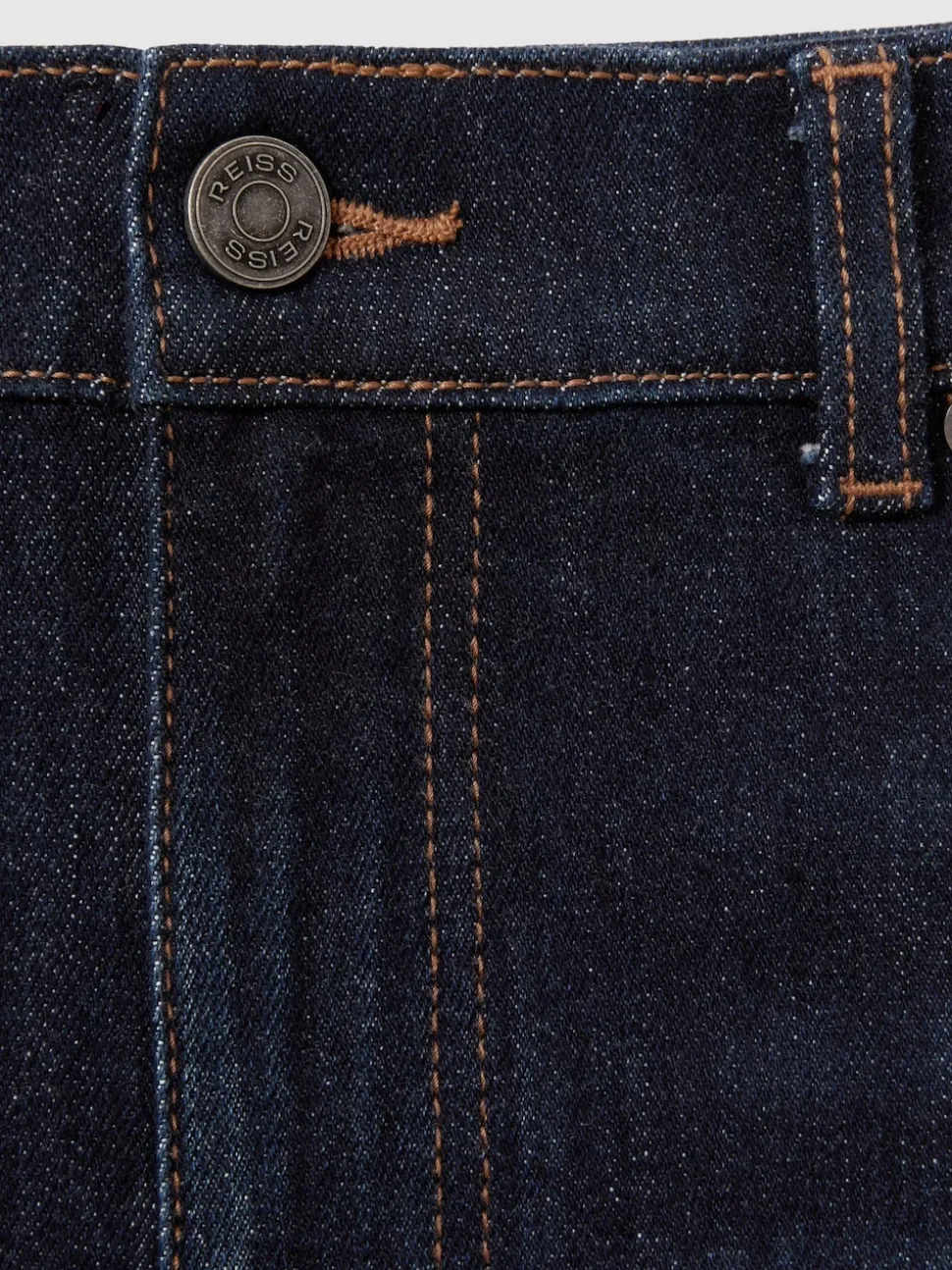 Reiss Indigo Blue Wash Picton Cotton-Stretch Slim-Fit Jeans