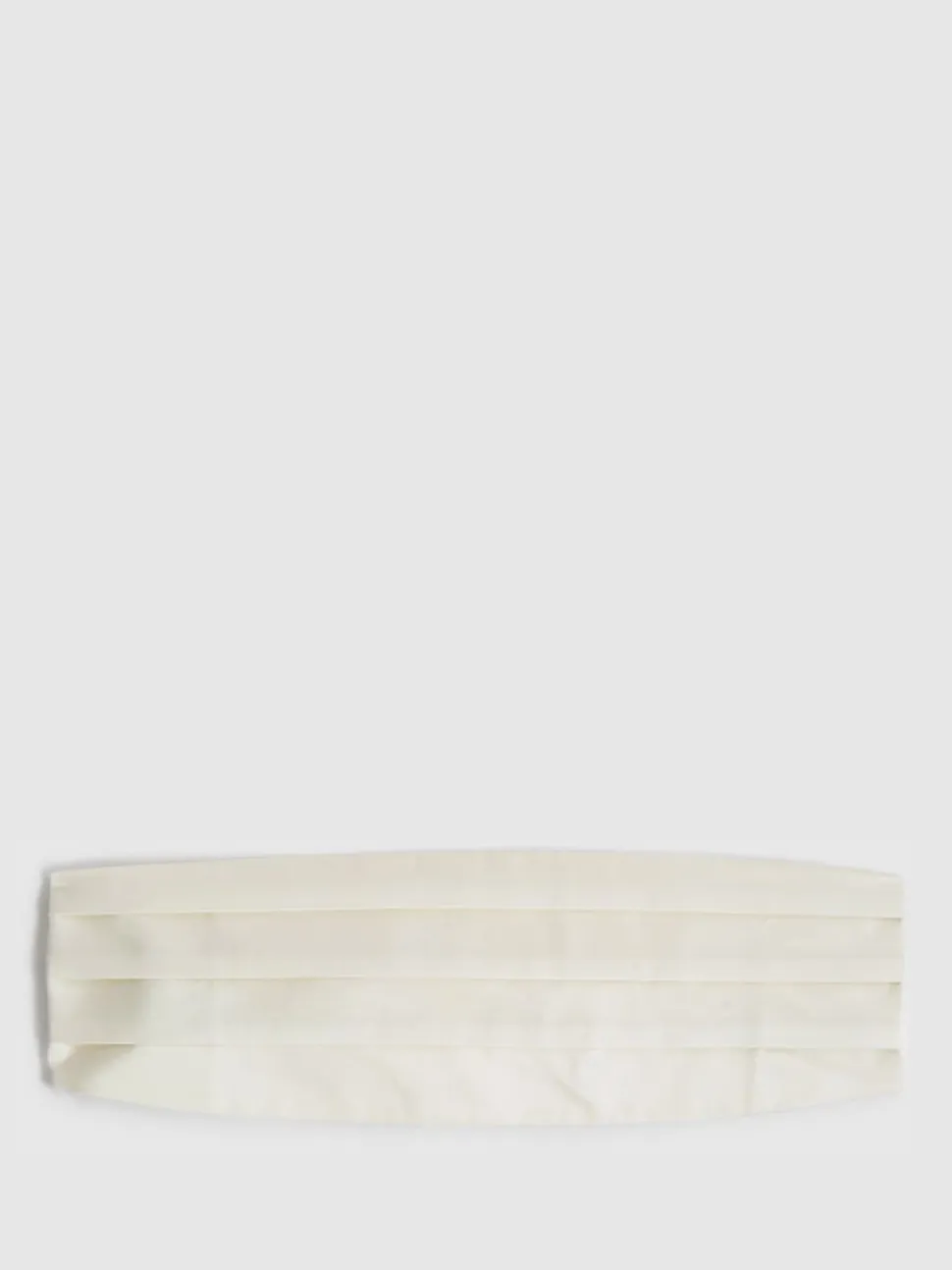 Reiss Ivory Cameron Silk Grosgrain Cummerbund