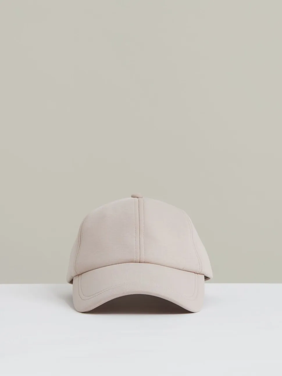 Reiss Light Camel Paco Jersey Logo-Embroidered Baseball Cap