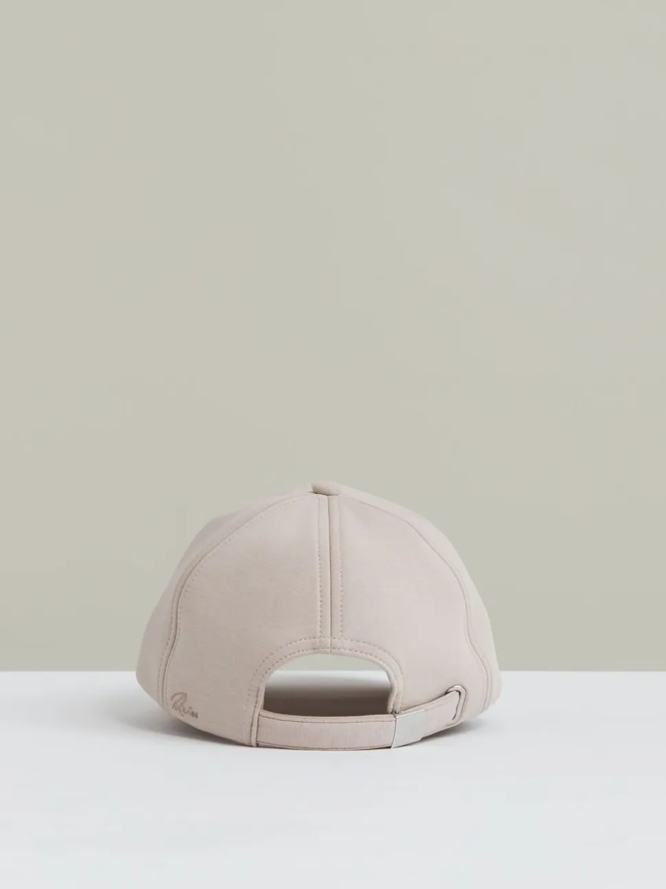 Reiss Light Camel Paco Jersey Logo-Embroidered Baseball Cap