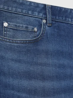Reiss Mid Blue Wash Maddison Tapered Slim-Fit Jeans