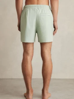 Reiss Mint Green Cliff Drawstring Swim Shorts