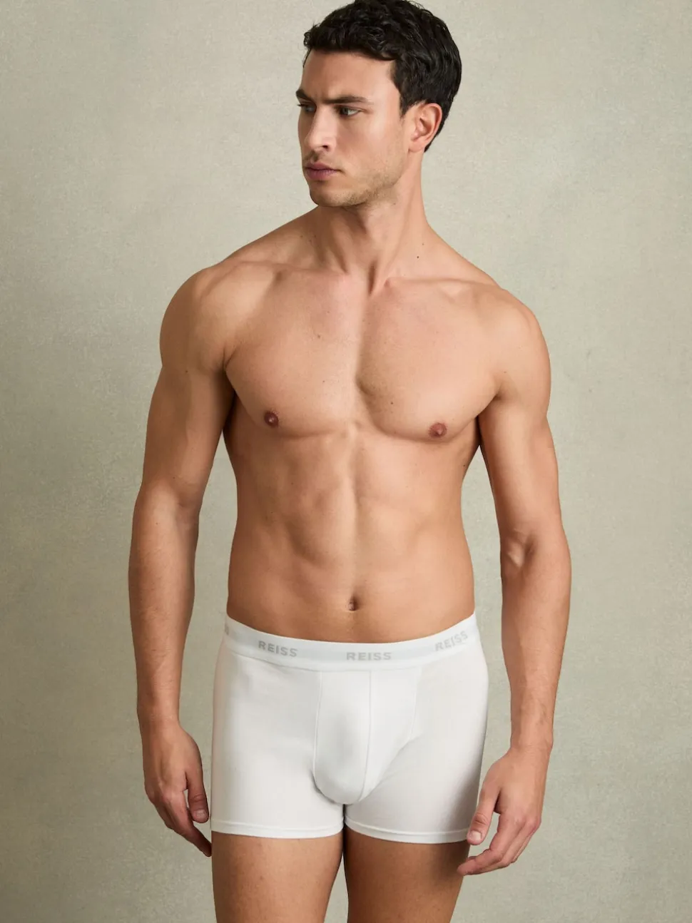 Reiss Multi Heller Three Pack of Organic Cotton Blend Boxers
