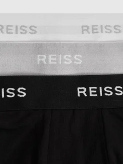 Reiss Multi Heller Three Pack of Organic Cotton Blend Boxers