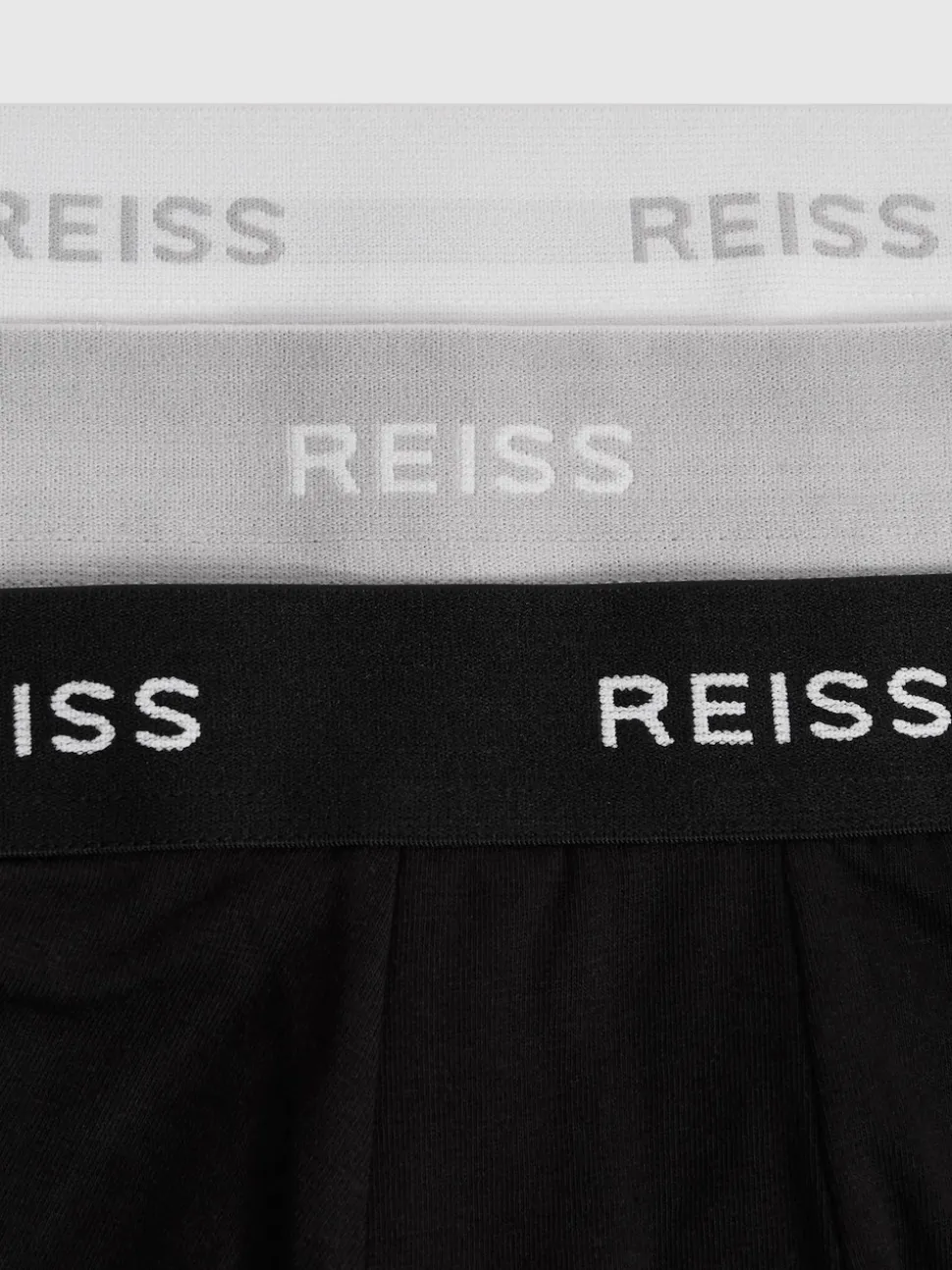 Reiss Multi Heller Three Pack of Organic Cotton Blend Boxers