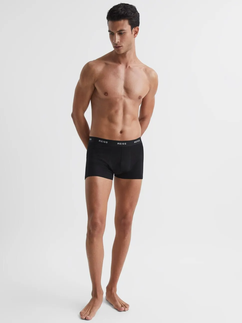 Reiss Multi Heller Three Pack of Organic Cotton Blend Boxers
