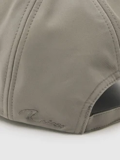 Reiss Mushroom Brown Brogan Embroidered Logo Tech Baseball Cap