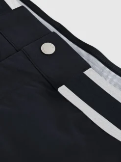 Reiss Navy Baller Reiss | Ché Stripe-Trim Swim Shorts