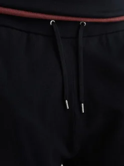 Reiss Navy Billings Merino Wool-Blend Cuffed Joggers