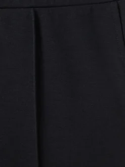 Reiss Navy Blue Premier Stretch-Jersey Tailored Joggers