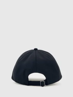 Reiss Navy Brogan Embroidered Logo Tech Baseball Cap