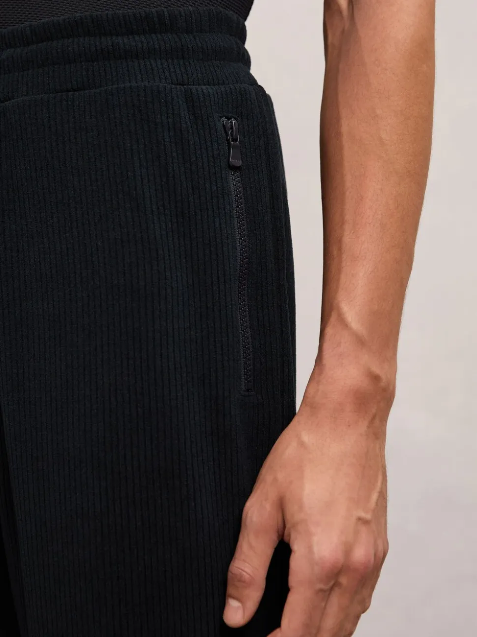Reiss Navy Caldera Corduroy Drawstring Joggers