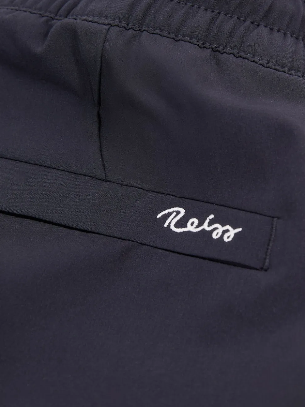 Reiss Navy Cliff Drawstring Swim Shorts