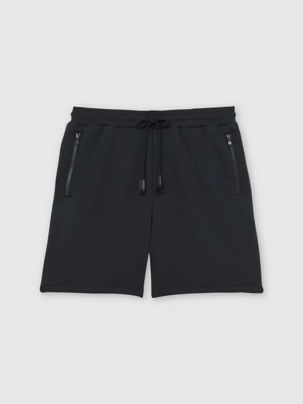 Reiss Navy Dusk Cotton-Blend Drawstring Shorts