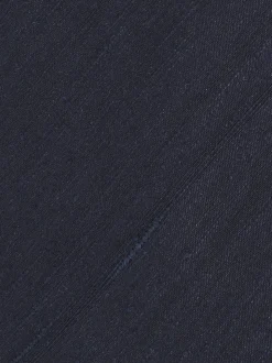Reiss Navy Falco Silk Blend Textured Tie