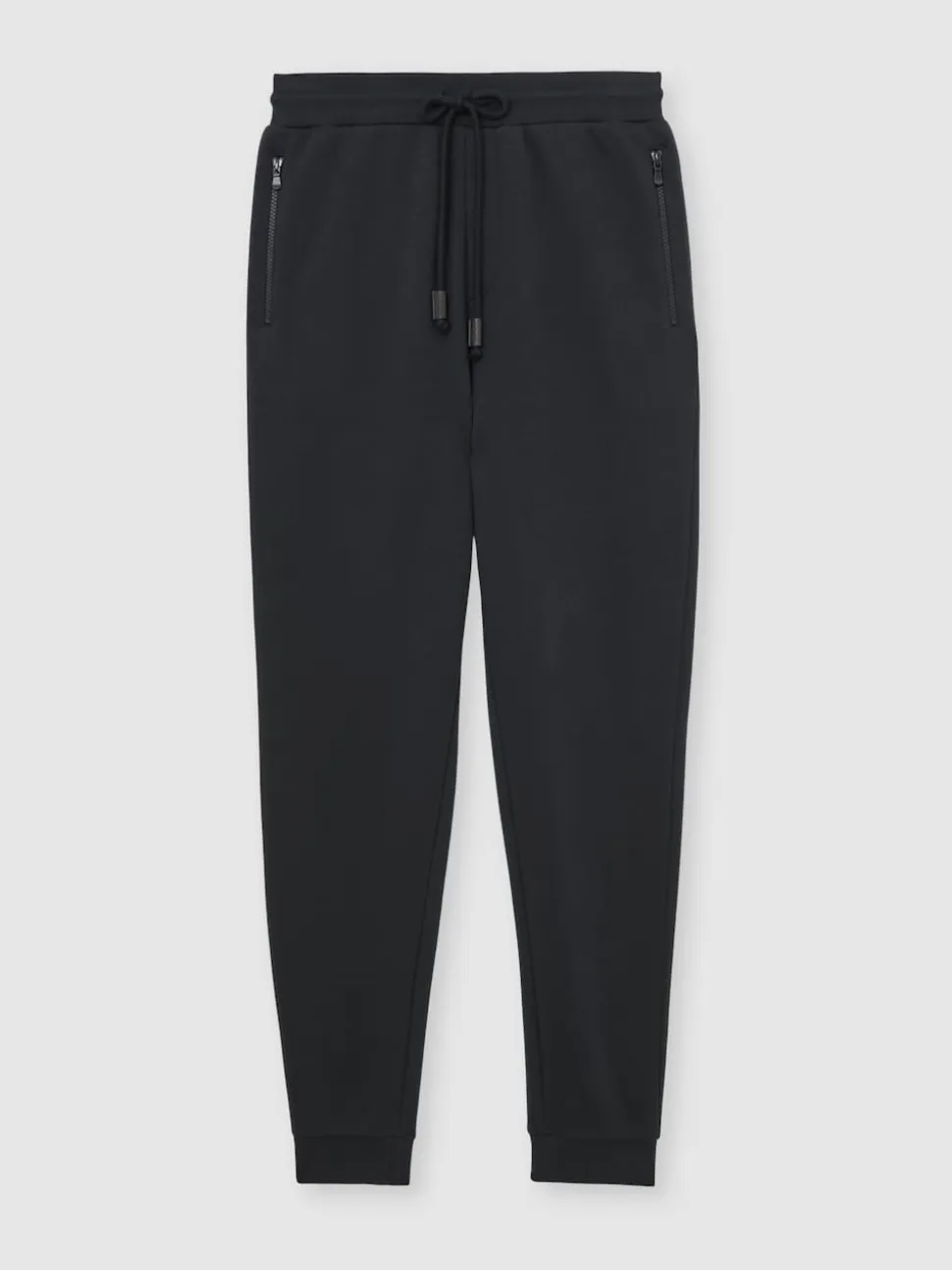 Reiss Navy Finch Cotton-Blend Drawstring Joggers