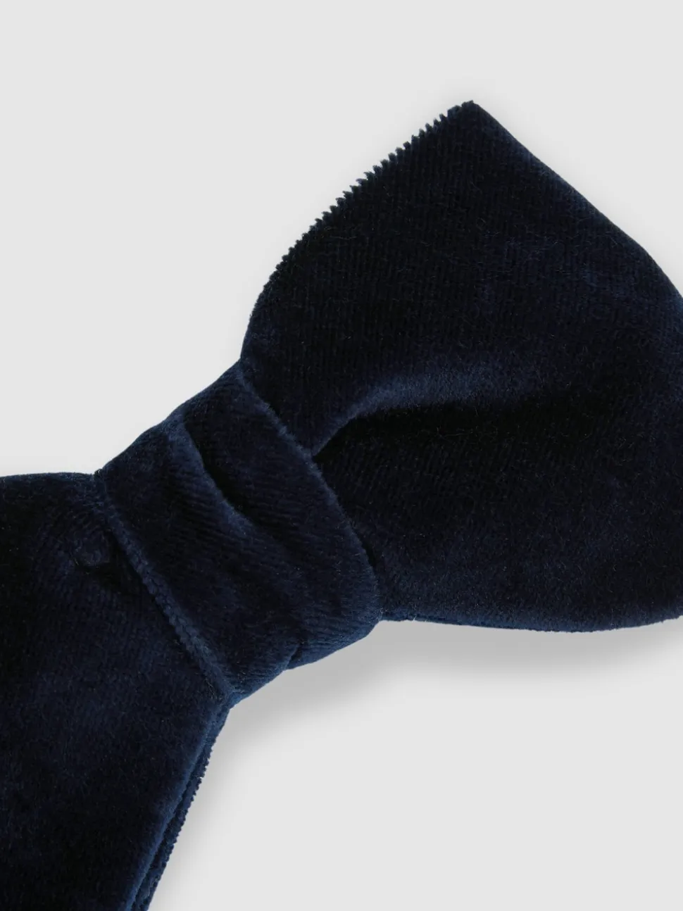 Reiss Navy Hike Velvet Bow Tie