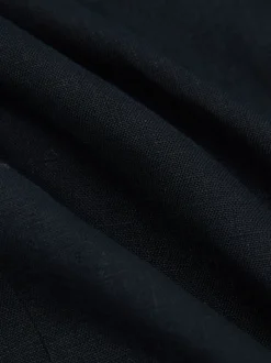 Reiss Navy Kin Single Breasted Linen Blazer Tailored-Fit
