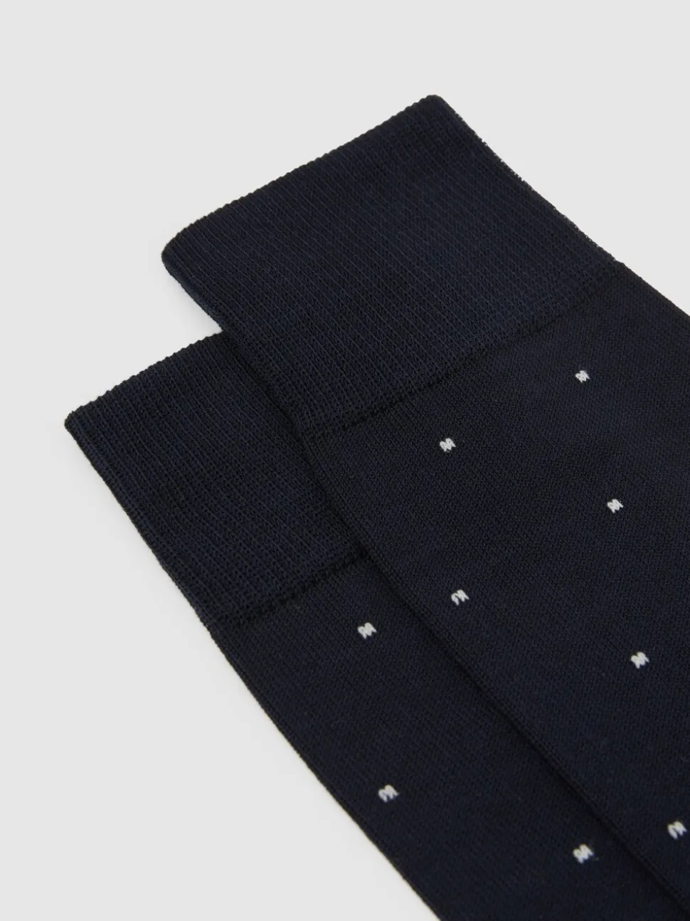 Reiss Navy Mario Spot Polka Dot Socks