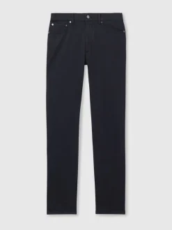 Reiss Navy Picton Cotton-Stretch Slim-Fit Jeans
