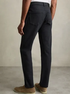 Reiss Navy Picton Cotton-Stretch Slim-Fit Jeans