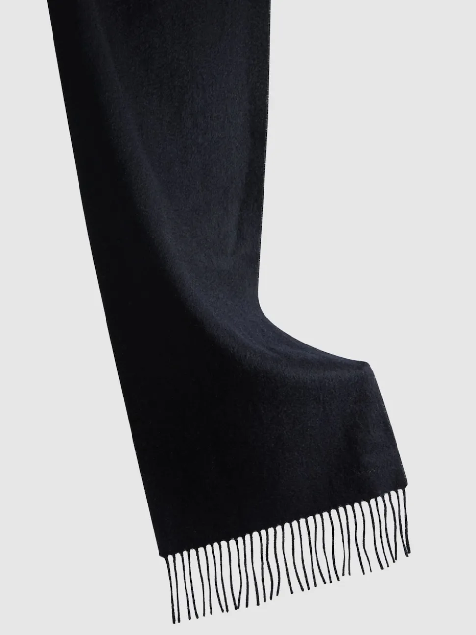 Reiss Navy Picton Wool and Cashmere Scarf