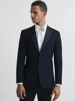 Reiss Navy Poker Modern Fit Performance Dinner Jacket
