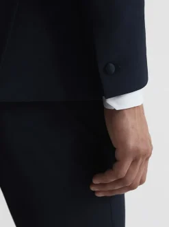 Reiss Navy Poker Modern Fit Performance Dinner Jacket