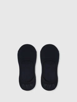 Reiss Navy Rafi Cotton-Blend Loafer Socks